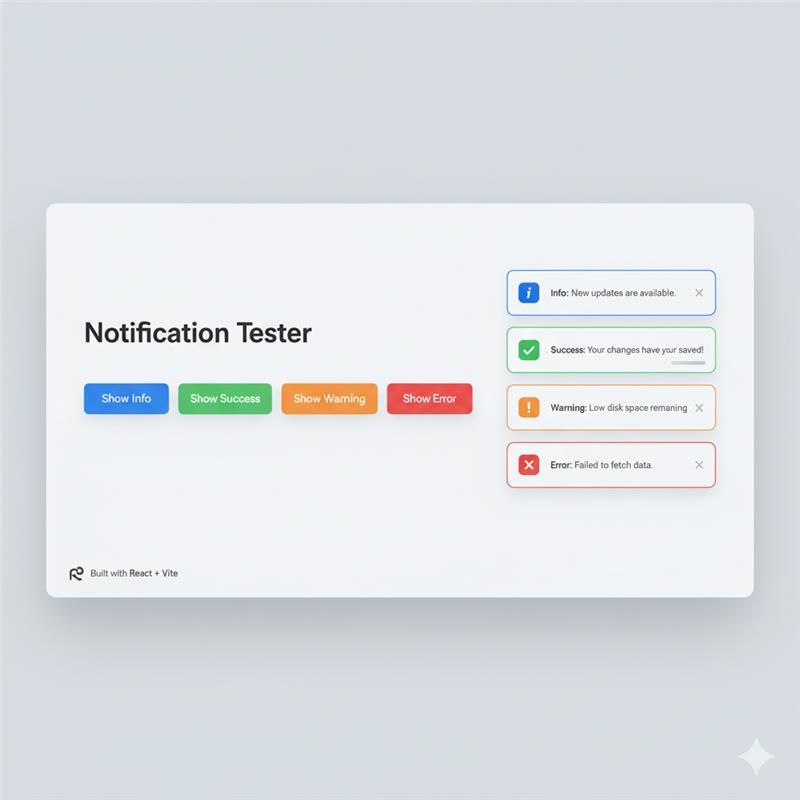 Notification System Test — project screenshot